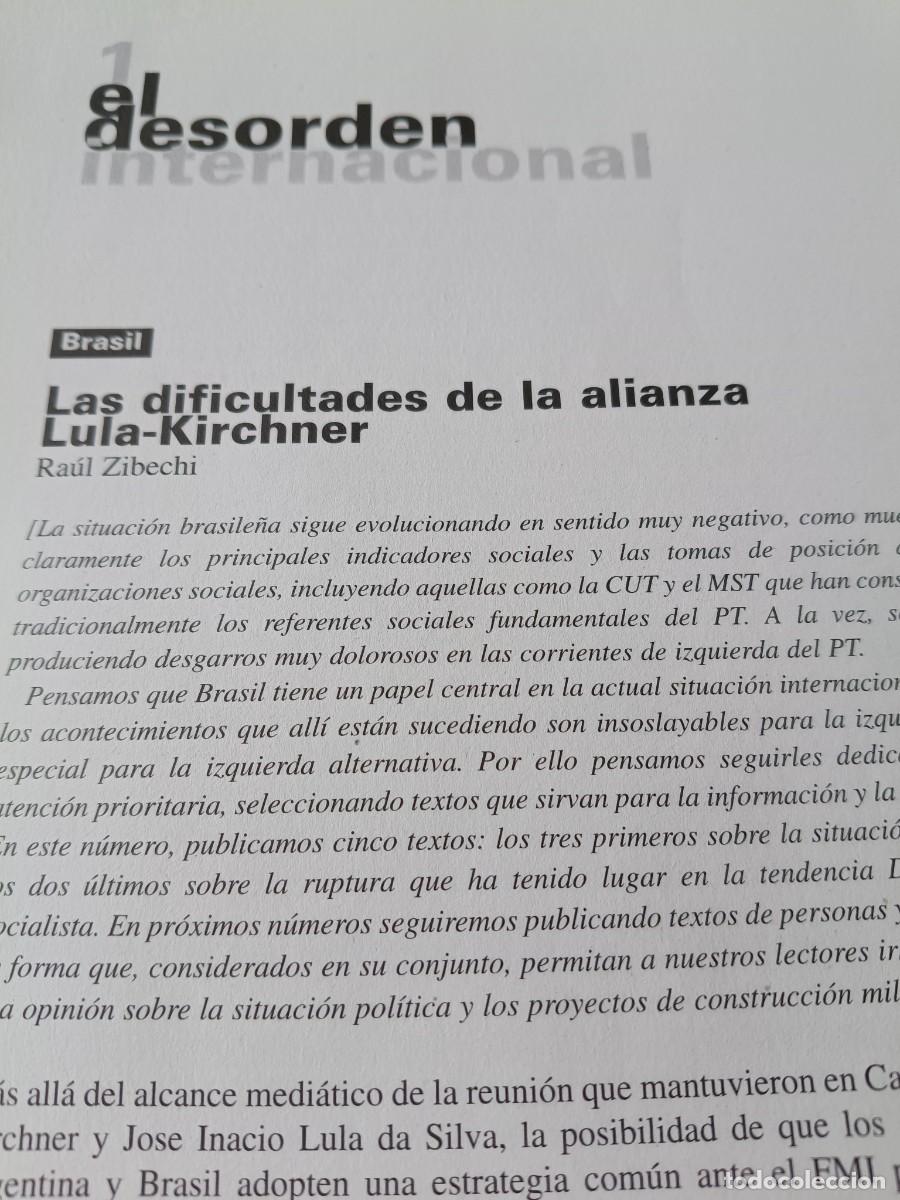 Coleccionismo de revistas y peri&oacute;dicos: BRASIL: DIFICULTADES Y DEFICIENCIAS DEL GOBIERNO LULA. 17 P&Aacute;GS. DE REVISTA VIENTO SUR 2004