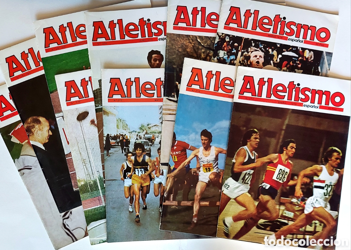 Collection Magazines and Newspapers: REVISTA ATLETISMO ESPA&Ntilde;OL A&Ntilde;O 1978 COMPLETO