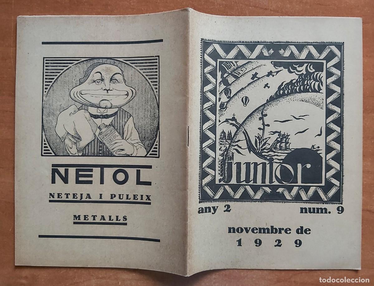 Coleccionismo de revistas y peri&oacute;dicos: 1929 - REVISTA JUNIOR -N&ordm; 9 ---- EN CATAL&Aacute;N