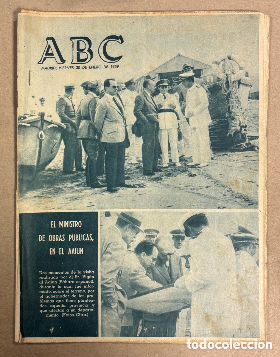 Collezionismo di Riviste e Giornali: ABC (30 DE ENERO DE 1959). EL JUICIO CONTRA JARABO, PAQUITA RICO, VICENTE PARRA, EL CID EN VALENCIA,