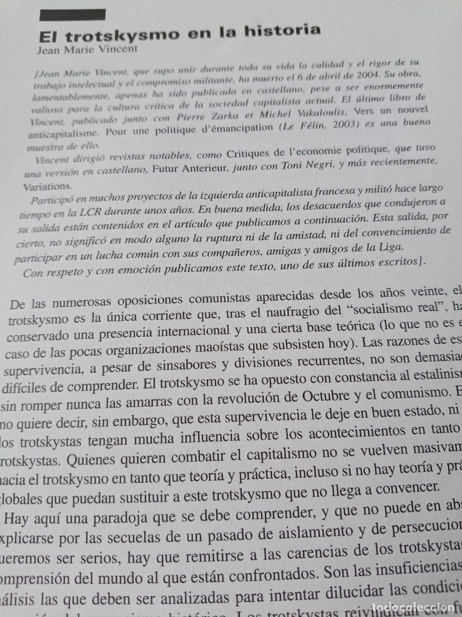Coleccionismo de revistas y peri&oacute;dicos: EL TROTSKISMO EN LA HISTORIA Y EN LA ACTUALIDAD. 20 P&Aacute;GS. REVISTA VIENTO SUR 2004