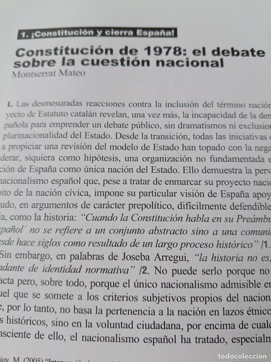 Coleccionismo de revistas y peri&oacute;dicos: CONSTITUCI&Oacute;N DE 1978 Y CUESTI&Oacute;N NACIONAL ESTATUT DE CATALUNYA CASO VASCO 29 P&Aacute;GS. DE VIENTO SUR 2005