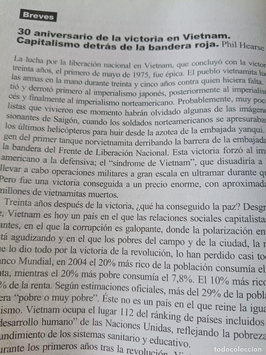 Coleccionismo de revistas y peri&oacute;dicos: 30 A&Ntilde;OS DE LA VICTORIA DE VIETNAM: CAPITALISMO CON BANDERA ROJA. 5 P&Aacute;GS. DE REVISTA VIENTO SUR 2005