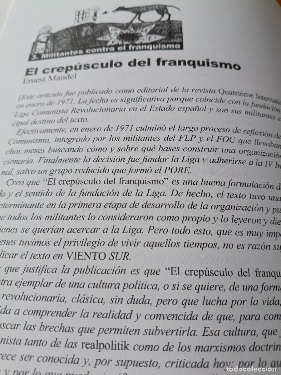 Coleccionismo de revistas y peri&oacute;dicos: ERNEST MANDEL: EL CREP&Uacute;SCULO DEL FRANQUISMO, ESCRITO EN 1971. 10 P&Aacute;GS. DE REVISTA VIENTO SUR 2006