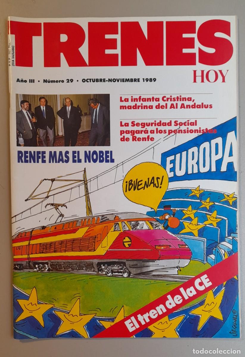 Coleccionismo de revistas y peri&oacute;dicos: TRENES HOY N&ordm; 29 - OCTUBRE - NOVIEMBRE 1989 - A&Ntilde;O III