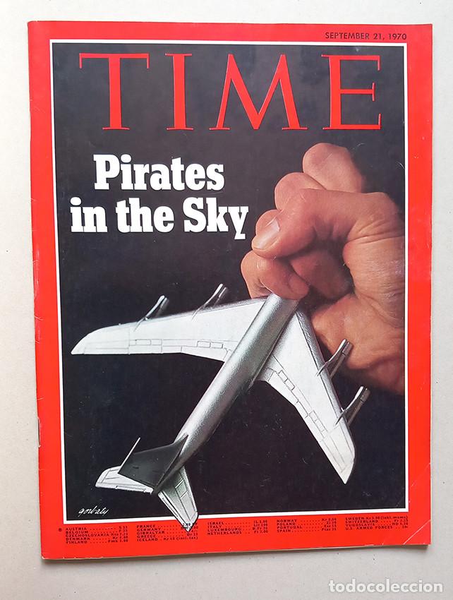Coleccionismo de revistas y peri&oacute;dicos: Pirates in the Sky. Time September 21, 1970