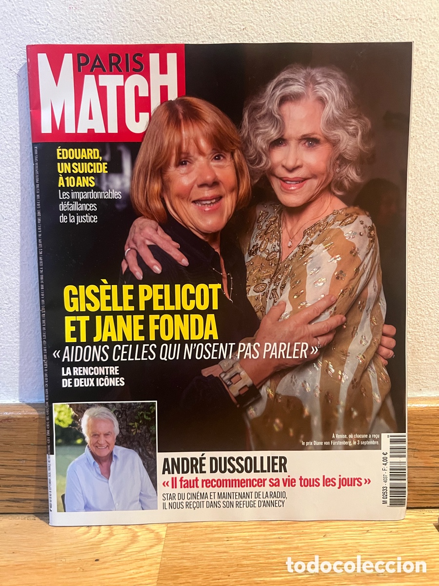 Coleccionismo de revistas y peri&oacute;dicos: Paris match n&uacute;mero 4037