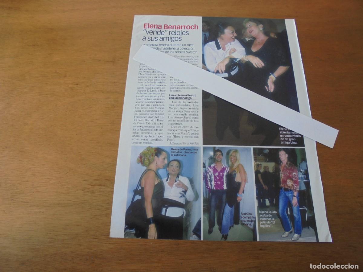 Coleccionismo de revistas y peri&oacute;dicos: RETAL 2002: ELENA BENARROCH. ROSY DE PALMA. BIBIANA FERN&Aacute;NDEZ. NACHO DUATO.