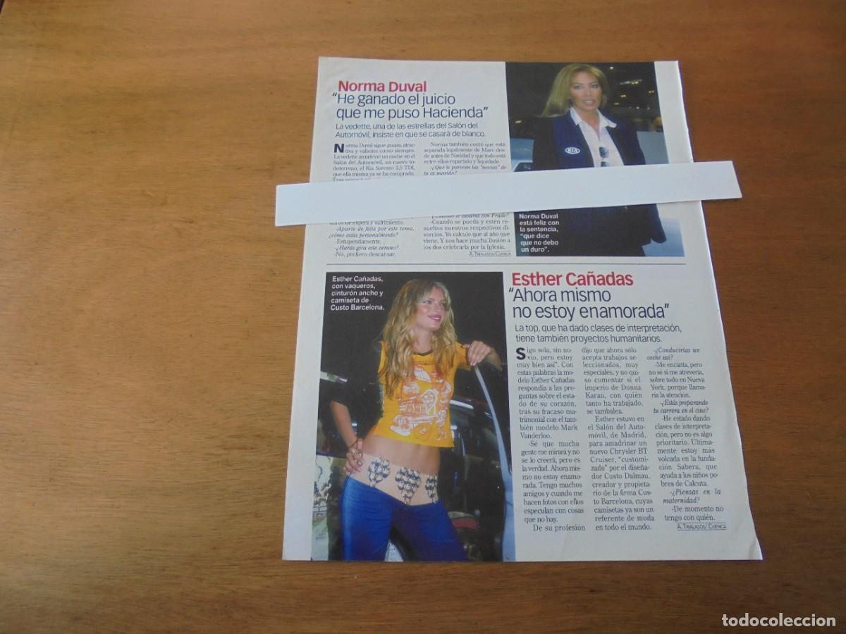 Coleccionismo de revistas y peri&oacute;dicos: RETAL 2002: NORMA DUVAL. ESTHER CA&Ntilde;ADAS.