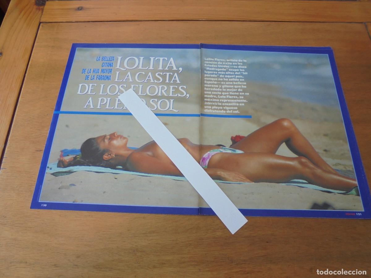 Coleccionismo de revistas y peri&oacute;dicos: CLIPPING 1990: LOLITA FLORES