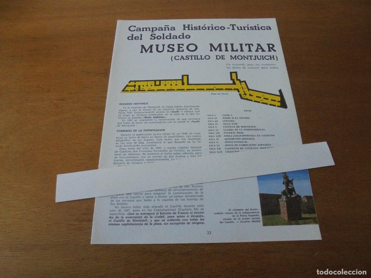 Coleccionismo de revistas y peri&oacute;dicos: RETAL 1979: MUSEO MILITAR CASTILLO DE MONTJUICH
