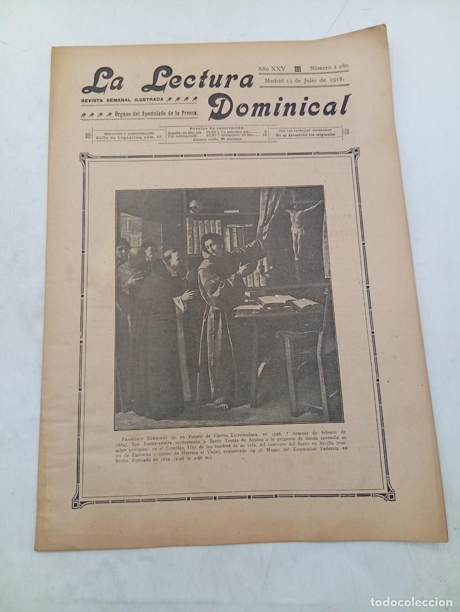 Coleccionismo de revistas y peri&oacute;dicos: LECTURA DOMINICAL. A&Ntilde;O XXV. N&ordm; 1280. A&Ntilde;O 1918. ARTE CRISTIANO. LA LIBERTAD Y EL PATRIOTISMO... LEER