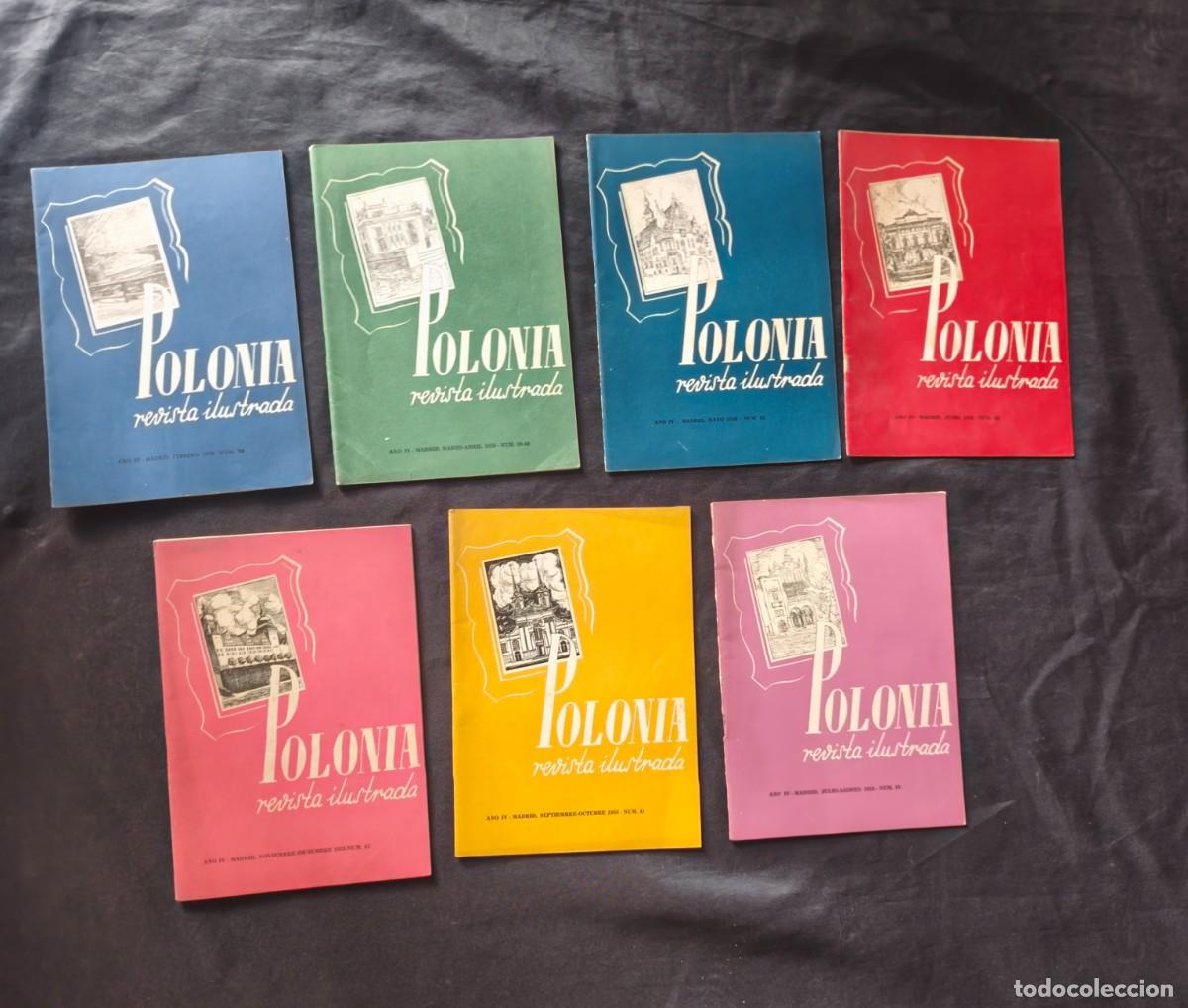 Coleccionismo de revistas y peri&oacute;dicos: A&ntilde;o completo 1958 revista Polonia
