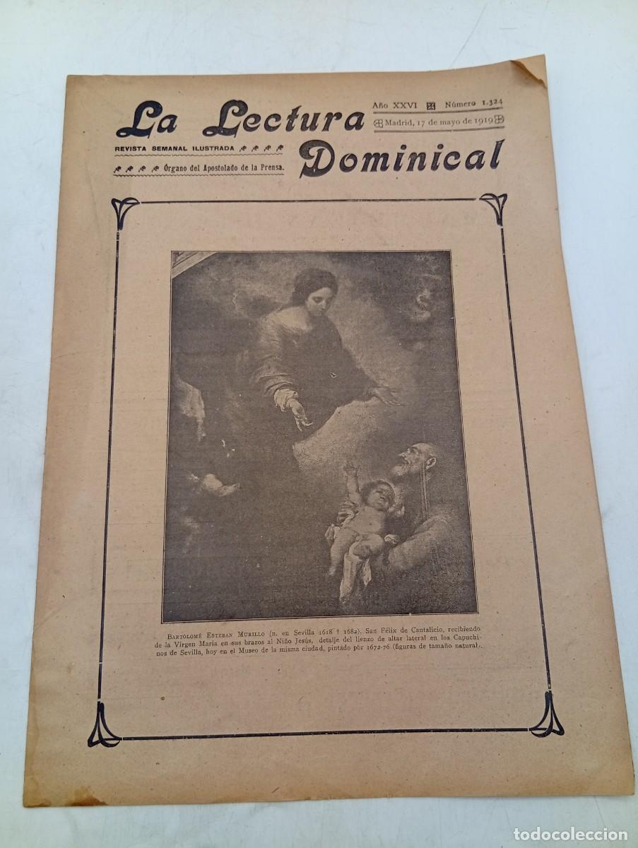 Coleccionismo de revistas y peri&oacute;dicos: LECTURA DOMINICAL. A&Ntilde;O XXVI. N&ordm; 1324. A&Ntilde;O 1919. BARTOLOM&Eacute; ESTEBAN MURILLO. LOS AMIGOS DEL PU... LEER