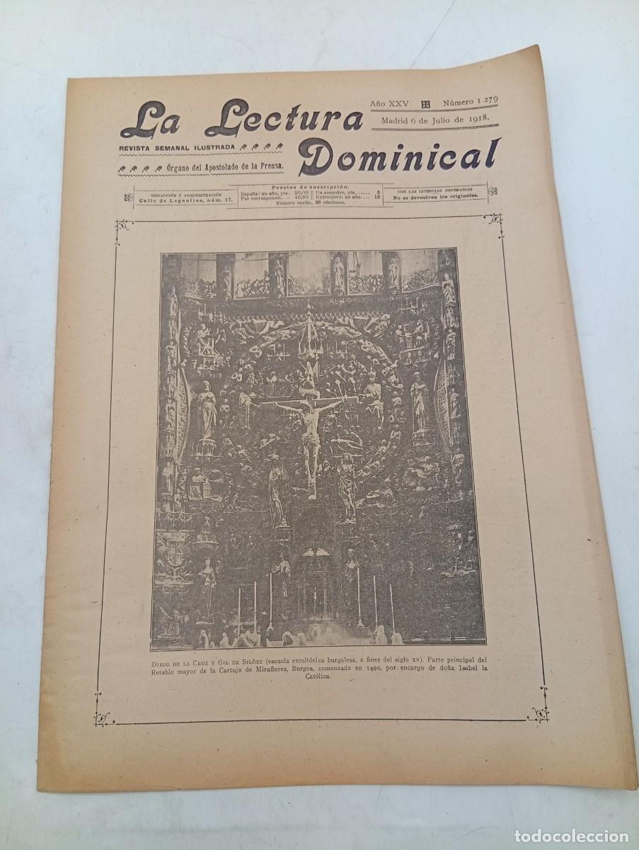 Collection Magazines and Newspapers: LECTURA DOMINICAL. A&Ntilde;O XXV. N&ordm; 1279. A&Ntilde;O 1918. JOSE BECKER, PINTOR FRANCES. D. BERNARDINO M... LEER