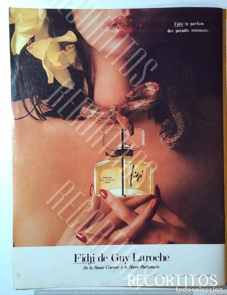 Coleccionismo de revistas y peri&oacute;dicos: fidji fiji fragancia anuncio publicidad