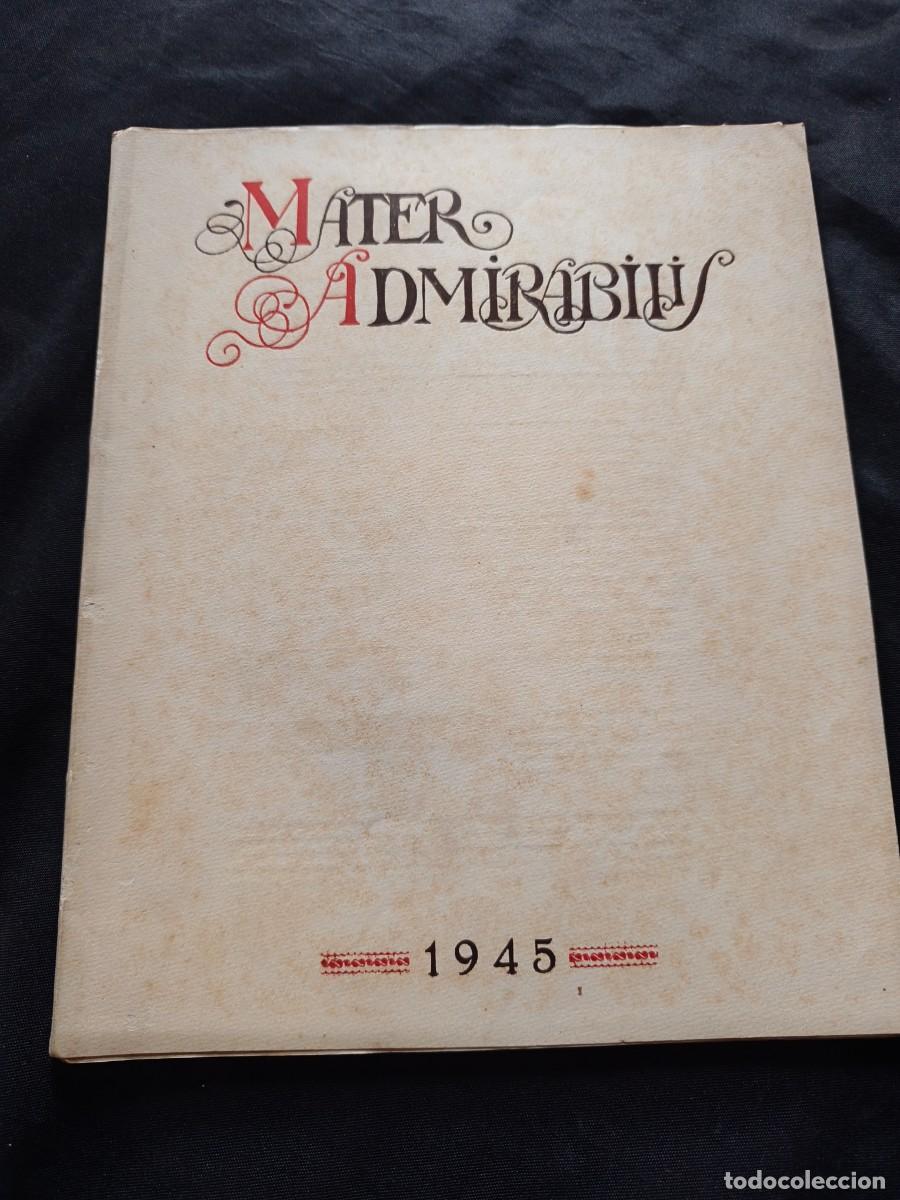 Coleccionismo de revistas y peri&oacute;dicos: Mater Admiribilis 1945