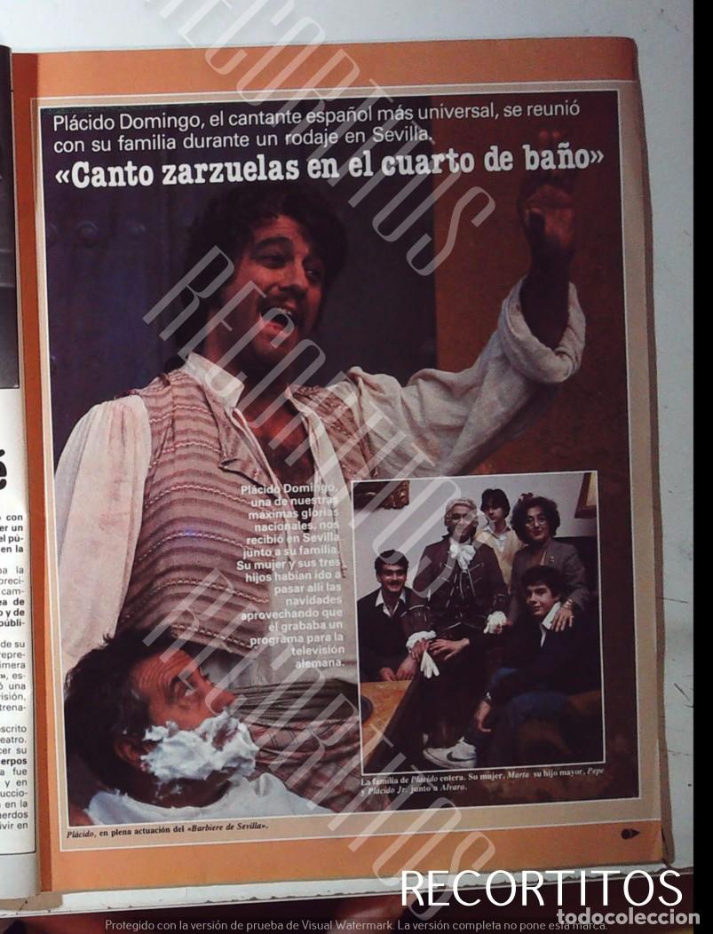 Coleccionismo de revistas y peri&oacute;dicos: placido domingo canta zarzuelas