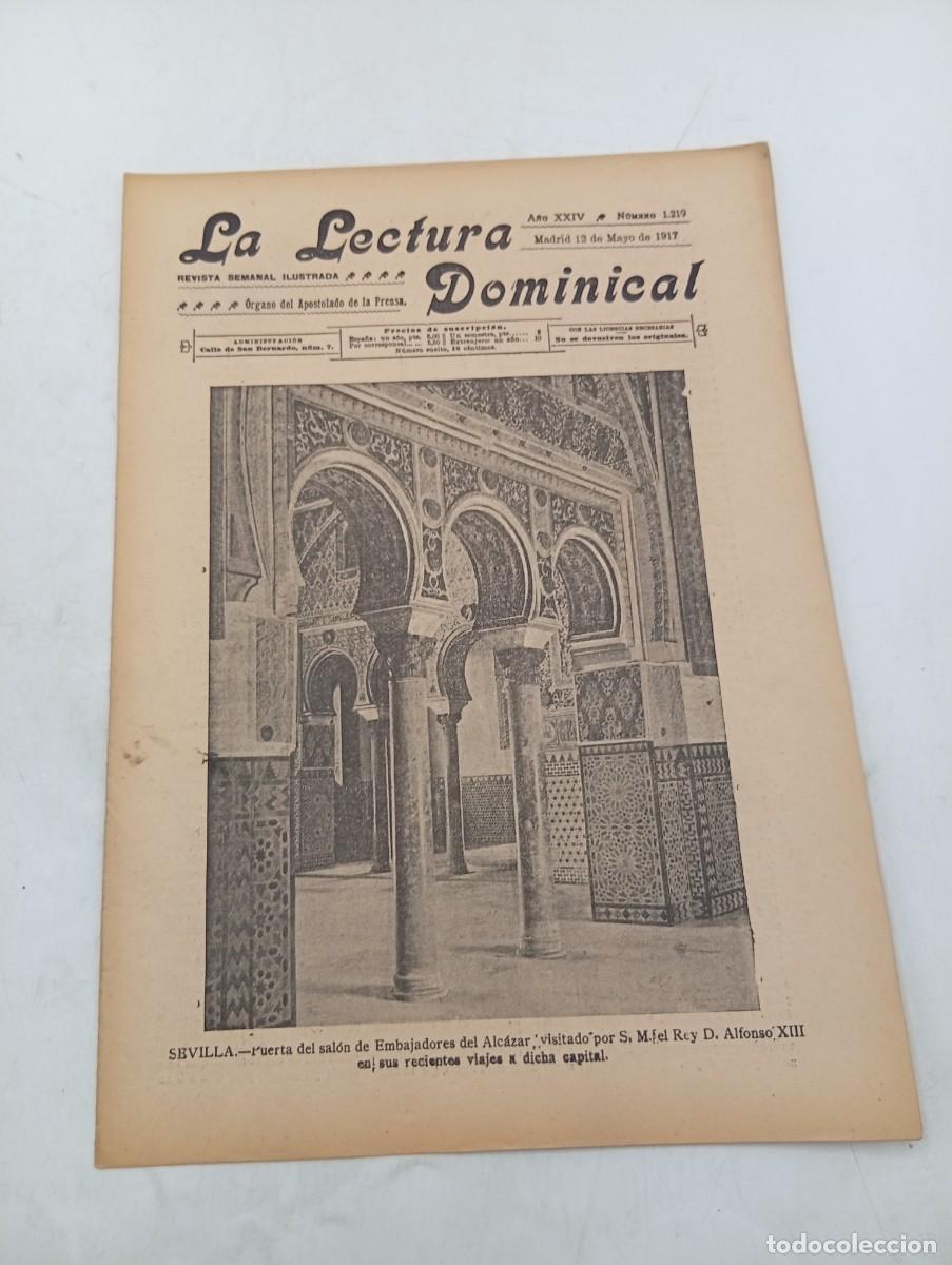 Coleccionismo de revistas y peri&oacute;dicos: LECTURA DOMINICAL. A&Ntilde;O XXIV. N&ordm; 1219. A&Ntilde;O 1917. SEVILLA: PUERTA DEL SALON DE EMBAJADORES. ... LEER