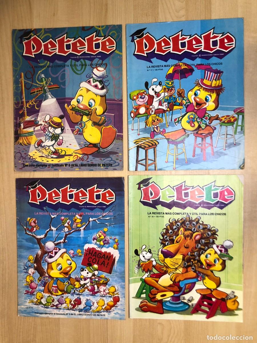 Coleccionismo de revistas y peri&oacute;dicos: Petete lote 4 revistas a&ntilde;os 80 Editorial PTT Producciones Garc&iacute;a Ferr&eacute;