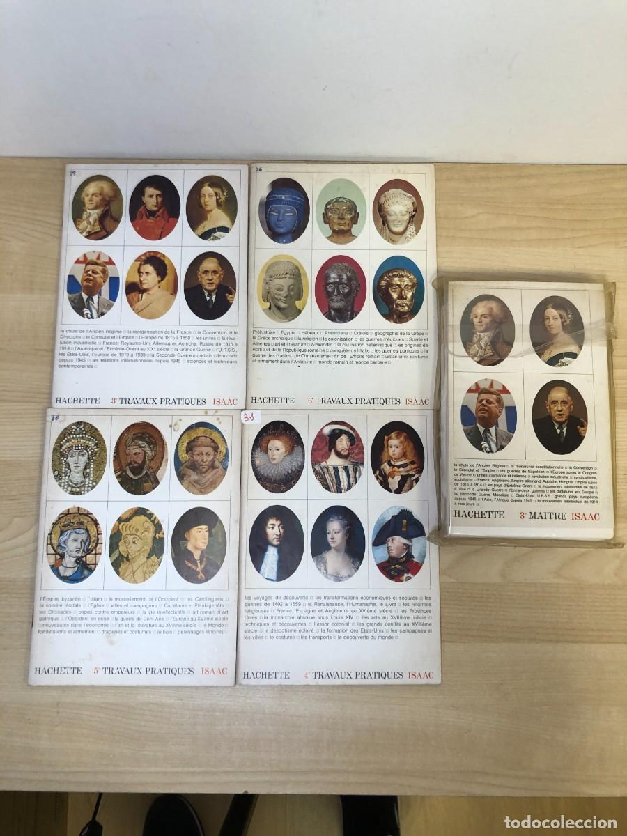 Coleccionismo de revistas y peri&oacute;dicos: Collection Isaac Histoire Hachette material pedag&oacute;gico Ma&icirc;tre Cartes Disques Diapositives