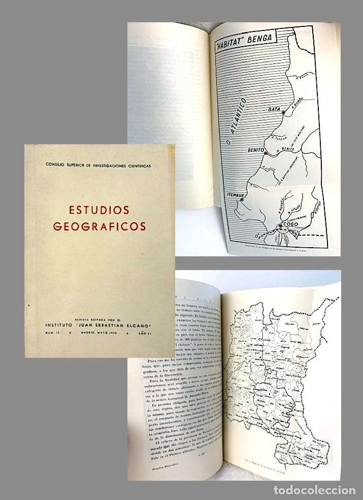 Coleccionismo de revistas y peri&oacute;dicos: Origen de la Regi&oacute;n de la Sagra; Etnograf&iacute;a de Guinea; Etc. (Ver Indice) Estudios Geogr&aacute;ficos. CSIC