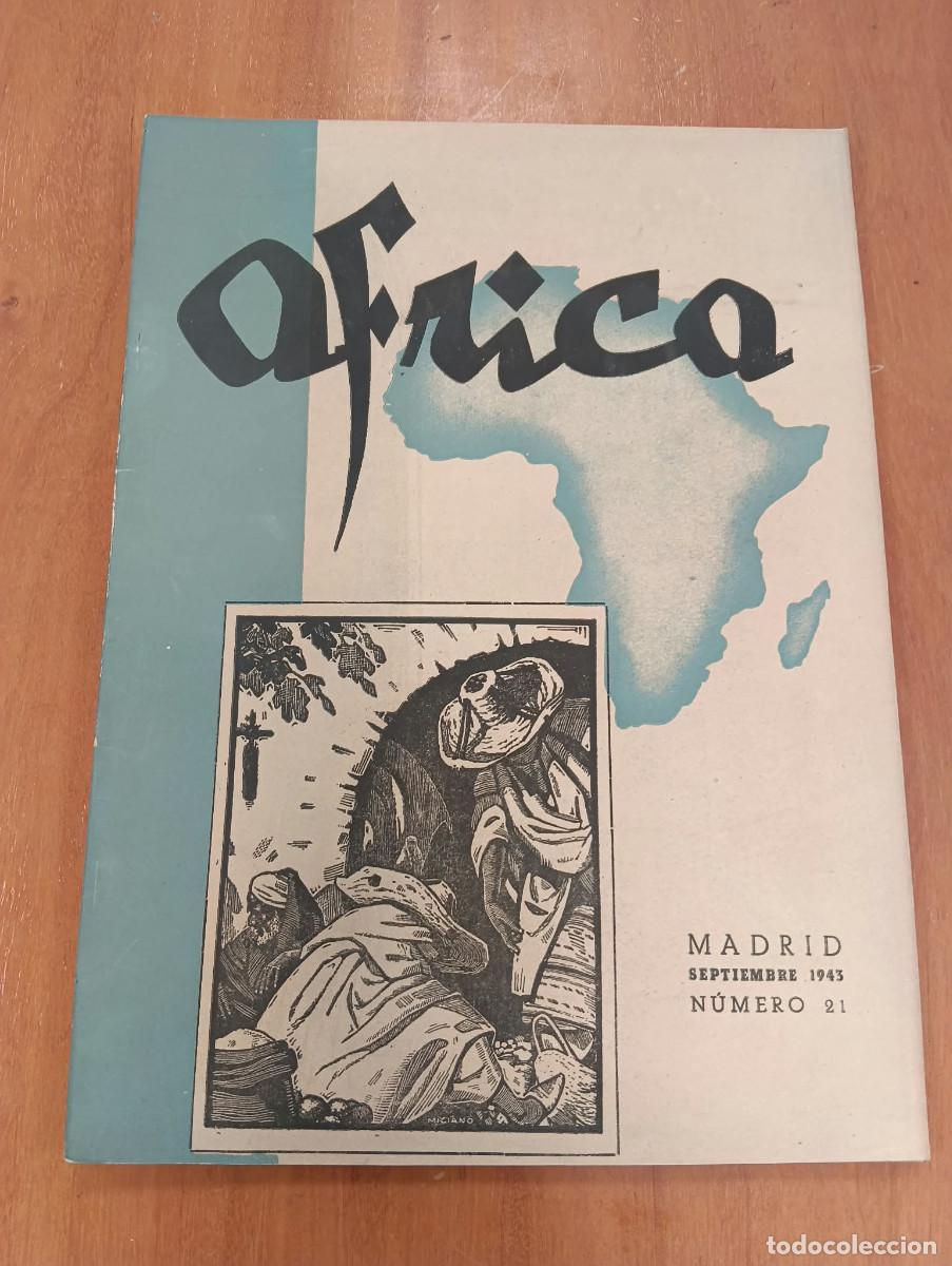 Sammeln von Zeitschriften und Zeitungen: Africa. Revista espa&ntilde;ola de colonizaci&oacute;n. Madrid. Septiembre1943. N&uacute;m. 21.