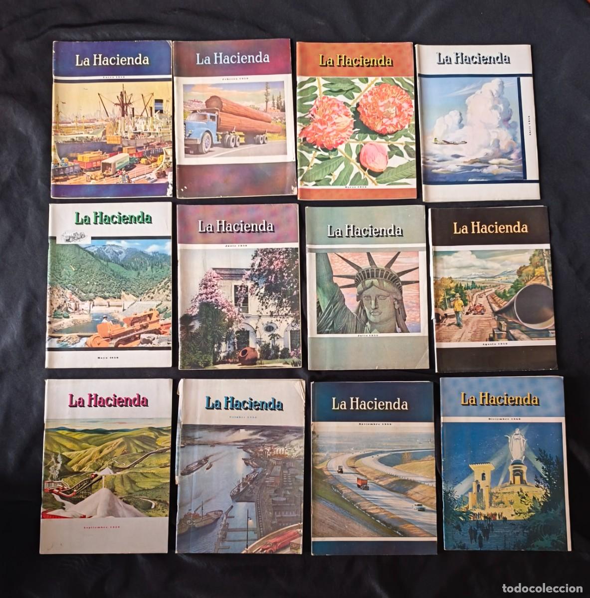 Coleccionismo de revistas y peri&oacute;dicos: A&ntilde;o completo revista la hacienda 1956
