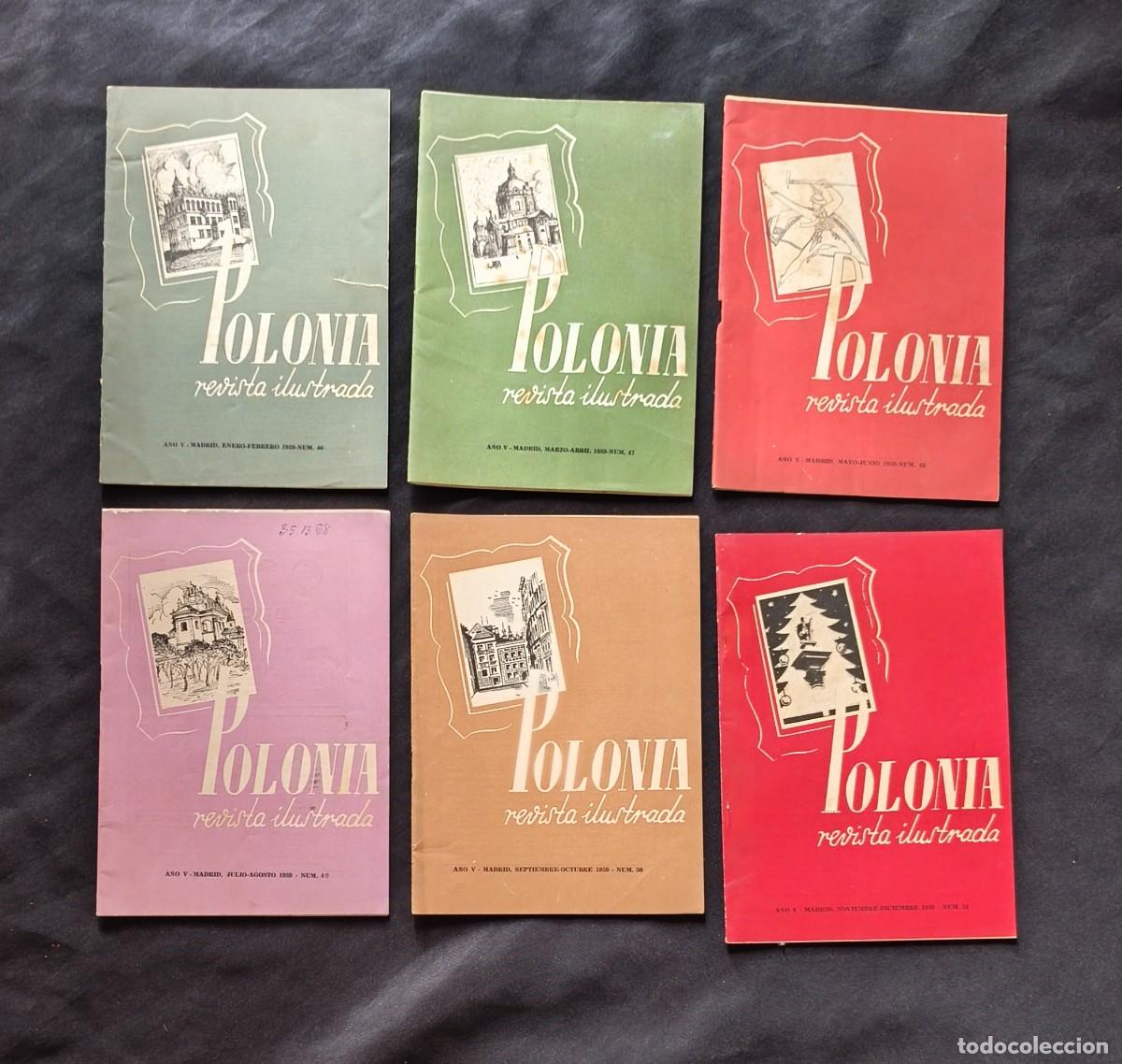Coleccionismo de revistas y peri&oacute;dicos: A&ntilde;o completo de 1959 de la revista polonia