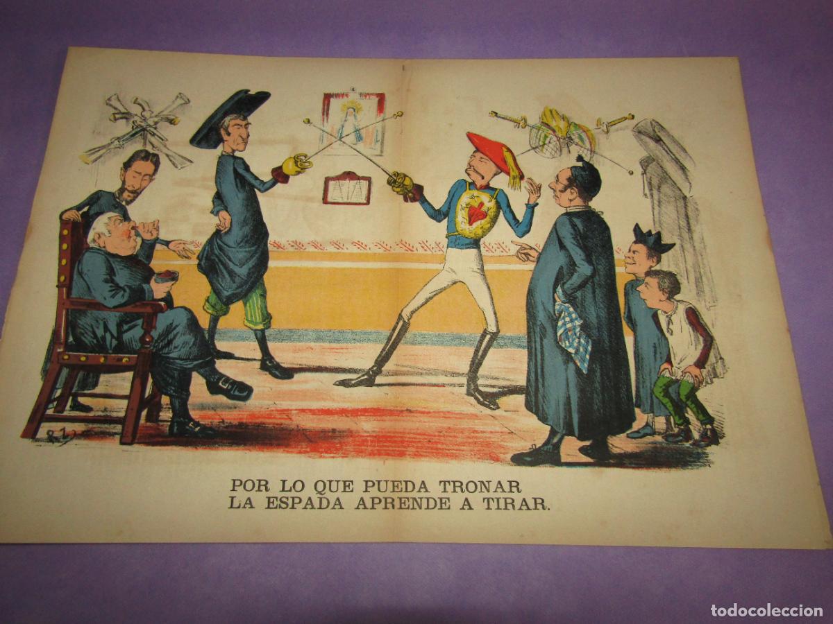 Coleccionismo de revistas y peri&oacute;dicos: Antigua Revista Sat&iacute;rica Liberal y AntiCarlista N&ordm;41 del A&ntilde;o 1870 * LA FLACA * Constituci&oacute;n Espa&ntilde;ola