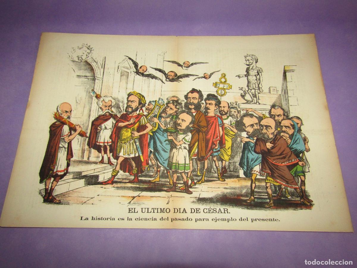 Coleccionismo de revistas y peri&oacute;dicos: Antigua Revista Sat&iacute;rica Liberal y AntiCarlista N&ordm;31 Enero de 1870 *LA FLACA* Constituci&oacute;n Espa&ntilde;ola