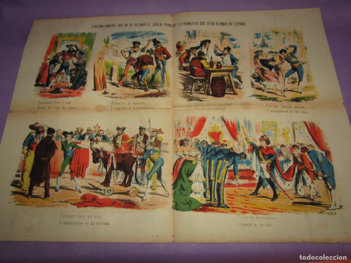 Coleccionismo de revistas y peri&oacute;dicos: Antigua Revista Sat&iacute;rica Liberal y AntiCarlista N&ordm;25 Diciembre 1869 *LA FLACA* Constituci&oacute;n Espa&ntilde;ola