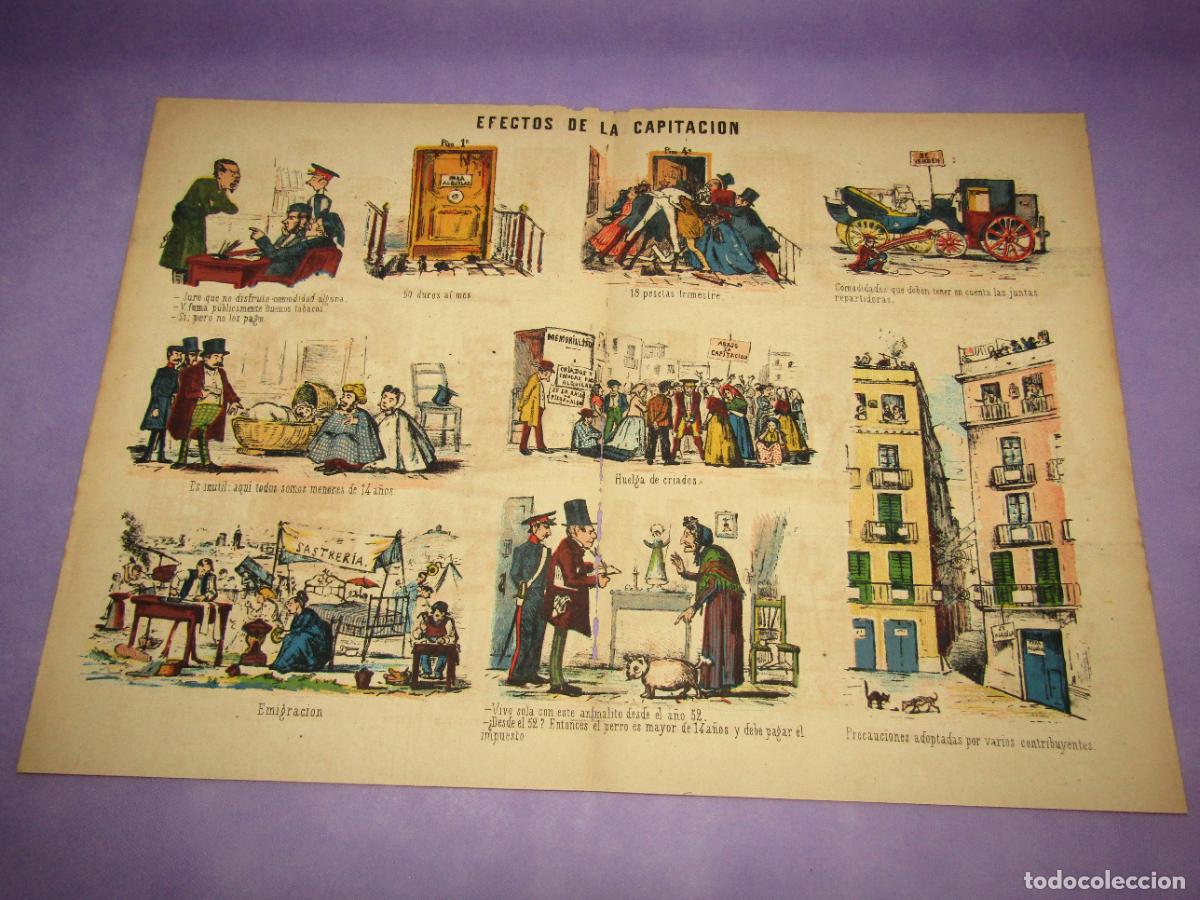 Collectionnisme de Revues et Journaux: Antigua Revista Sat&iacute;rica Liberal y AntiCarlista A&ntilde;o 1, N&ordm;20 de 1869 *LA FLACA* Constituci&oacute;n Espa&ntilde;ola