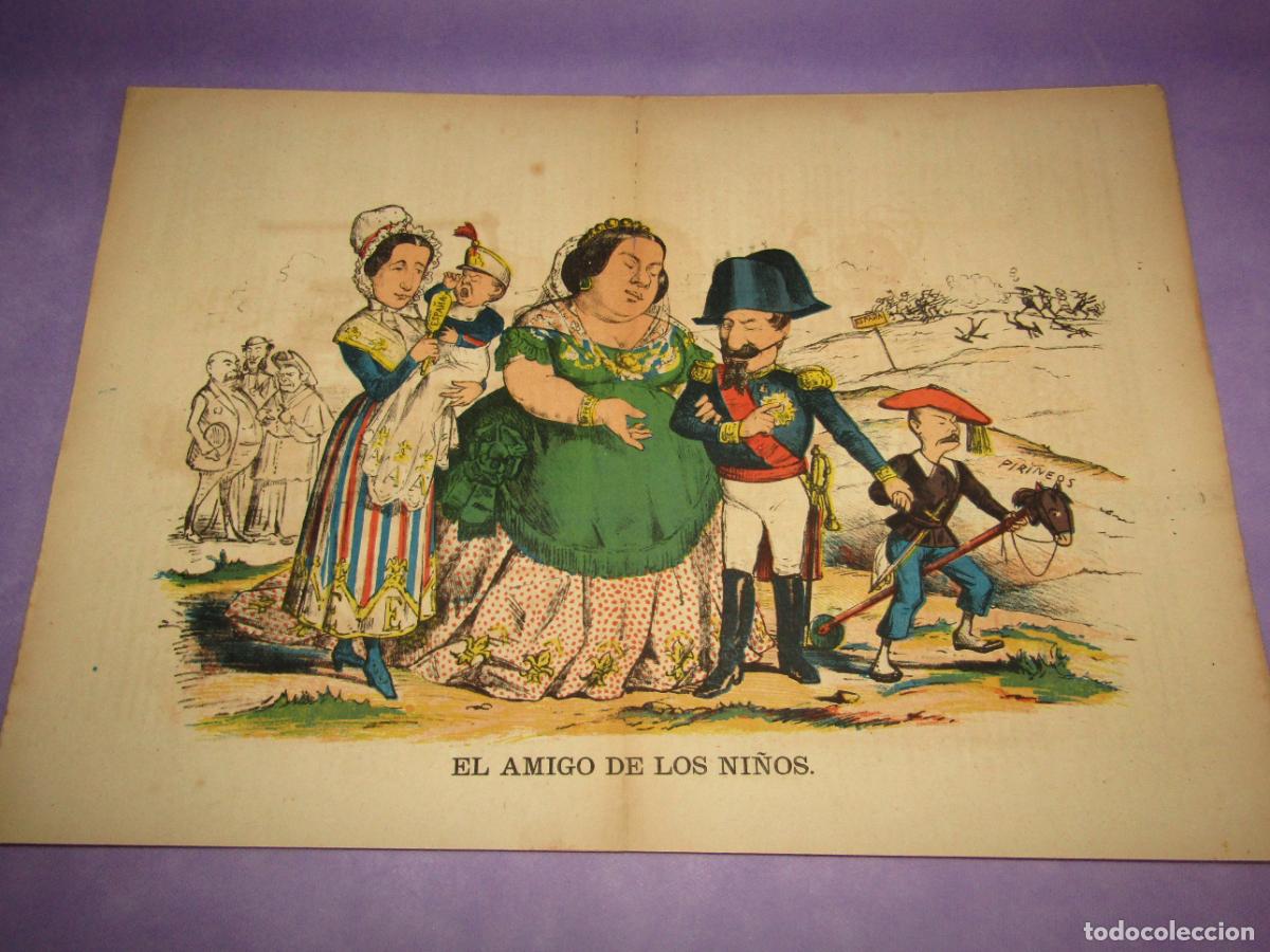 Collectionnisme de Revues et Journaux: Antigua Revista Sat&iacute;rica Liberal y AntiCarlista A&ntilde;o 1, N&ordm;19 de 1869 *LA FLACA* Constituci&oacute;n Espa&ntilde;ola