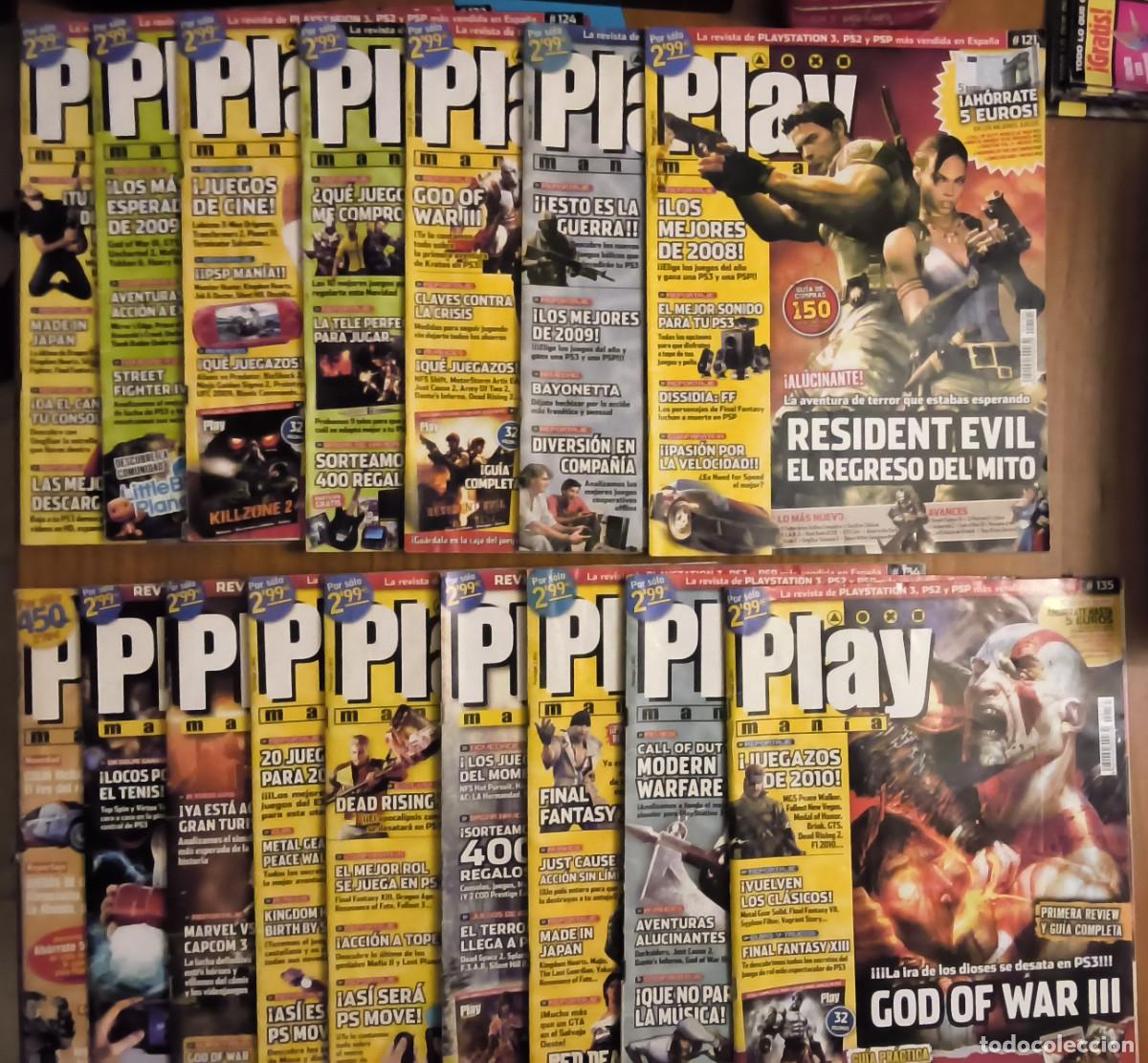 Coleccionismo de revistas y peri&oacute;dicos: Playmania lote 16 revistas en muy bu&eacute;n estado