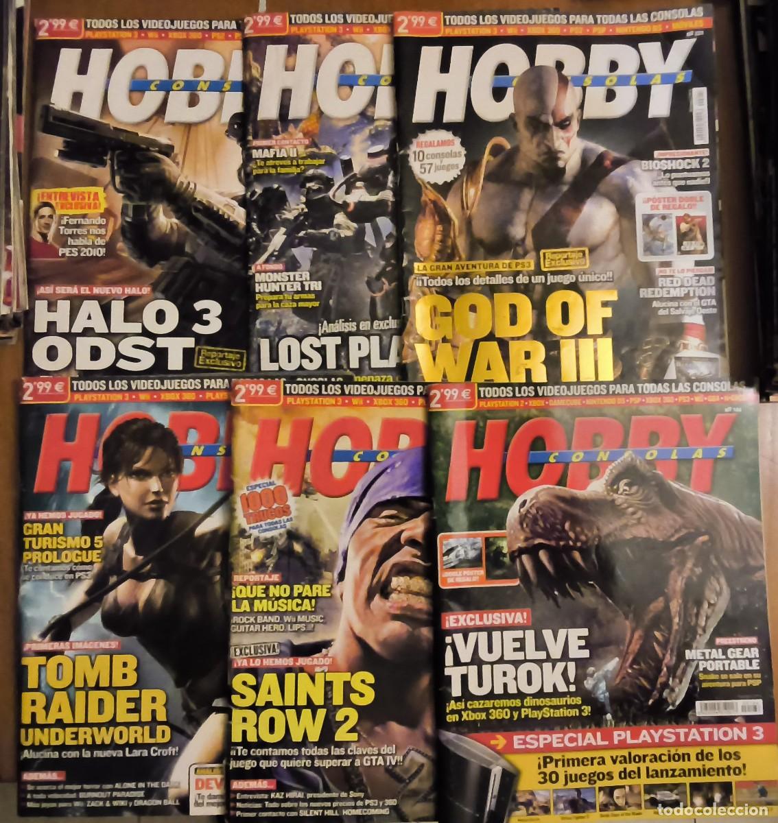Coleccionismo de revistas y peri&oacute;dicos: Hobby Consolas 7 revistas en muy bu&eacute;n estado