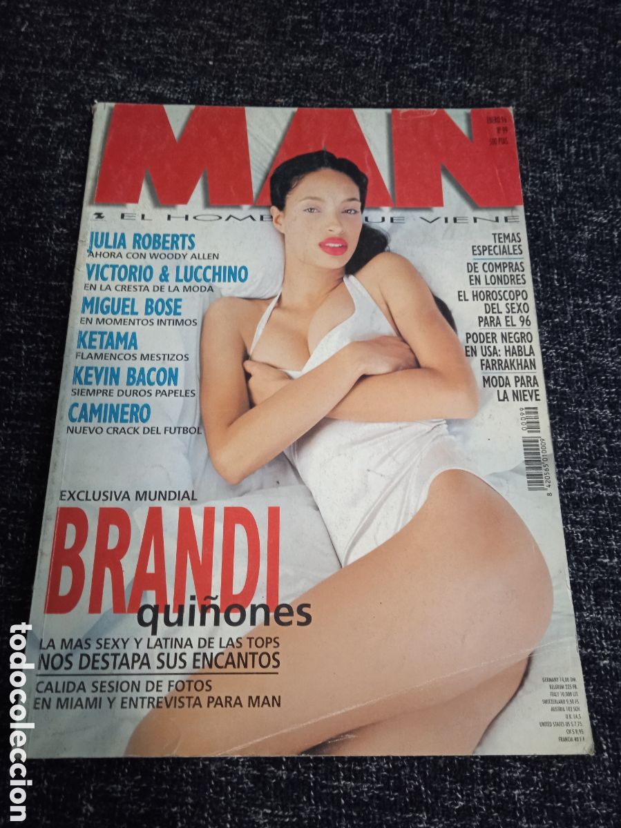 Collection Magazines and Newspapers: MAN N&ordm; 99 ENERO 1996 BRANDY QUI&Ntilde;ONES , JULIA ROBERTS