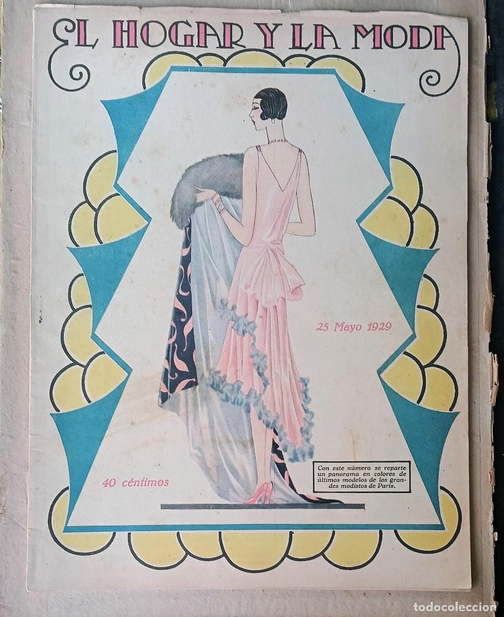 Coleccionismo de revistas y peri&oacute;dicos: LOTE 5 REVISTAS 1929 EL HOGAR Y LA MODA