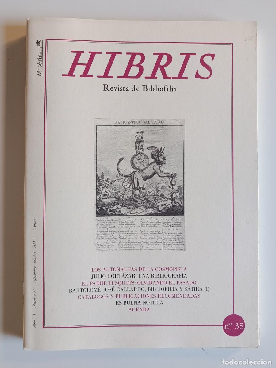 Coleccionismo de revistas y peri&oacute;dicos: HIBRIS N&ordm; 35. REVISTA DE BIBLIOFILIA. 2006