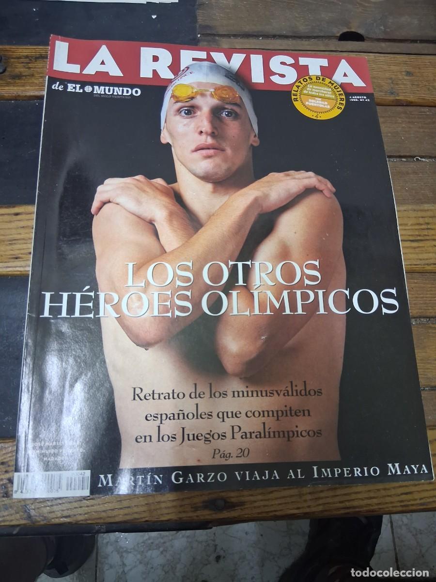 Coleccionismo de revistas y peri&oacute;dicos: Revista de El mundo 42 juegos ol&iacute;mpicos paralimpicos Carmen Maura