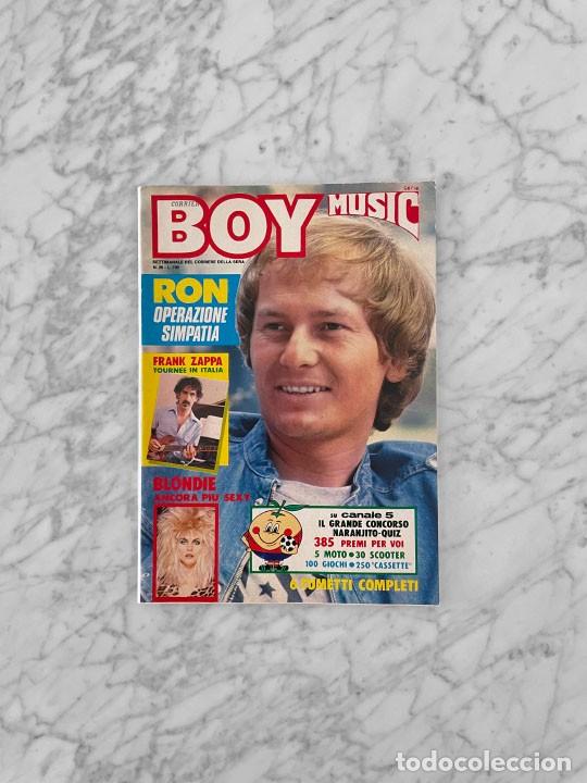 Coleccionismo de revistas y peri&oacute;dicos: BOY MUSIC - 1982 - RON, FRANCESCO DE GREGORI, BLONDIE, FRANK ZAPPA, SPANDAU BALLET, PINK FLOYD