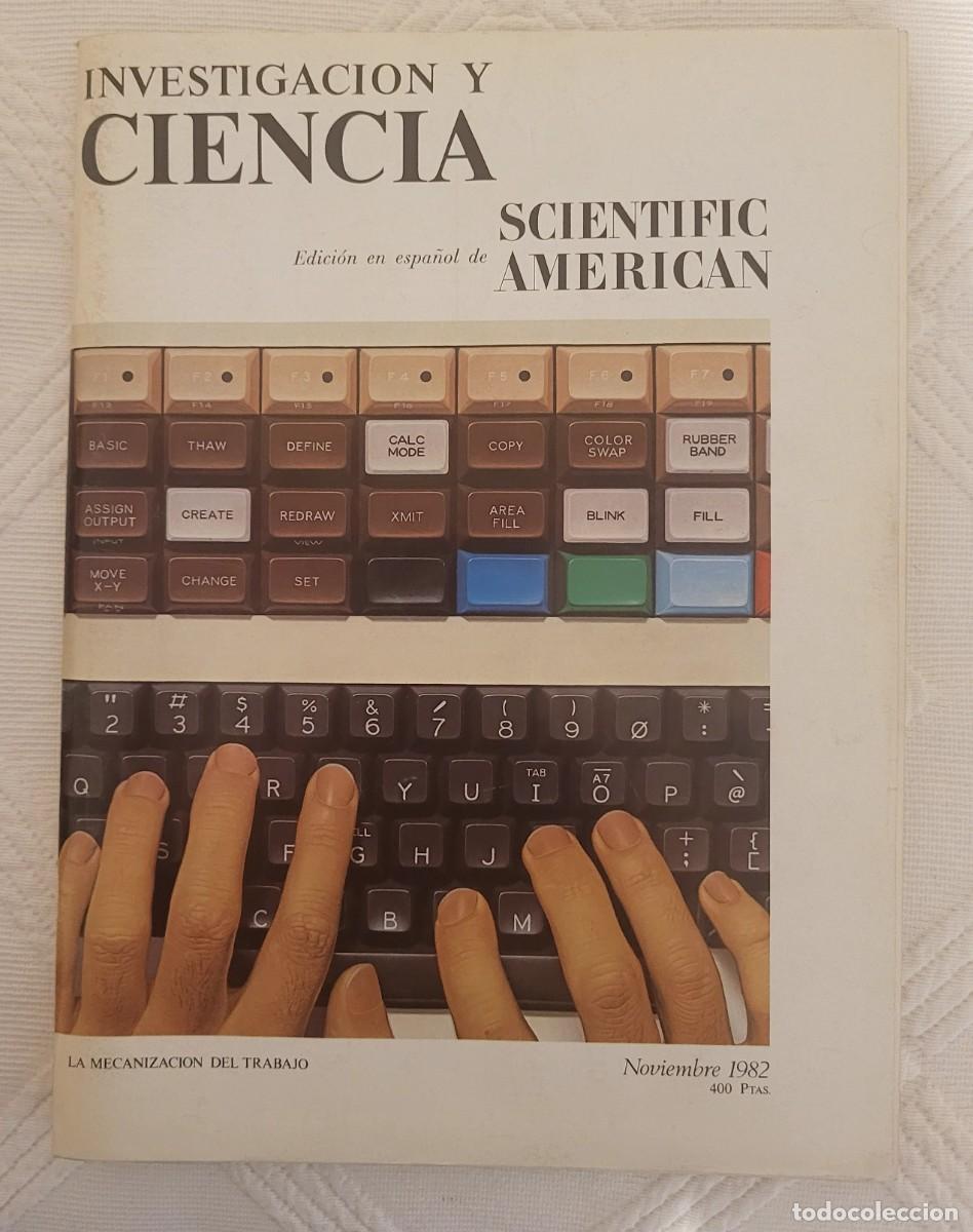 Coleccionismo de revistas y peri&oacute;dicos: INVESTIGACI&Oacute;N Y CIENCIA - NOVIEMBRE 1982