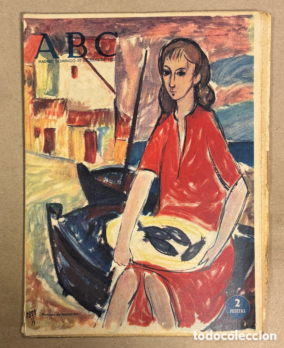 Coleccionismo de revistas y peri&oacute;dicos: ABC (10 JULIO 1965) PORTADA DE MACARR&Oacute;N, JOS&Eacute; RODR&Iacute;GUEZ &ldquo;EL P&Iacute;O&rdquo;, CRECIMIENTO BARRIOS MADRID,..