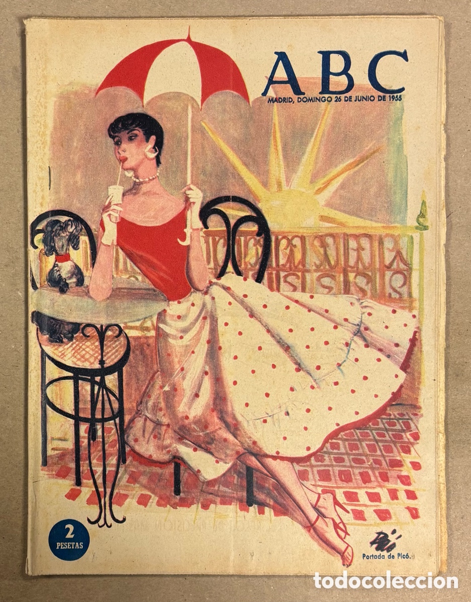 Coleccionismo de revistas y peri&oacute;dicos: ABC (26 JUNIO 1965) PORTADA DE PIC&Oacute;, EL VALLE DE ARAN, OBRAS PUERTO DE BILBAO,&hellip;