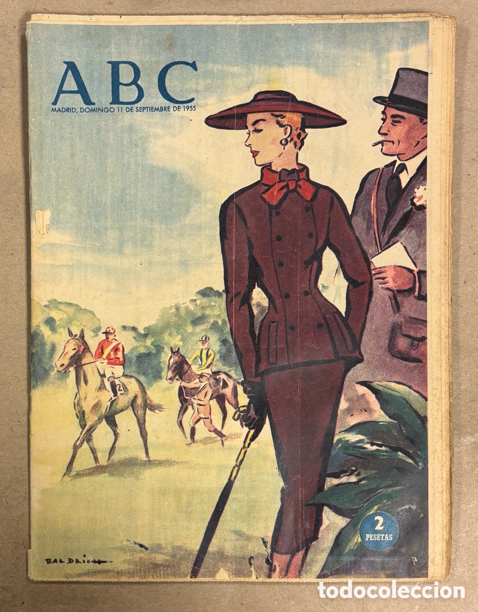 Coleccionismo de revistas y peri&oacute;dicos: ABC (11 SEPTIEMBRE 1955) PARQUE NACIONAL KRUGER, LA CIGARRA DE FORMENTOR, CARMEN SEVILLA,&hellip;