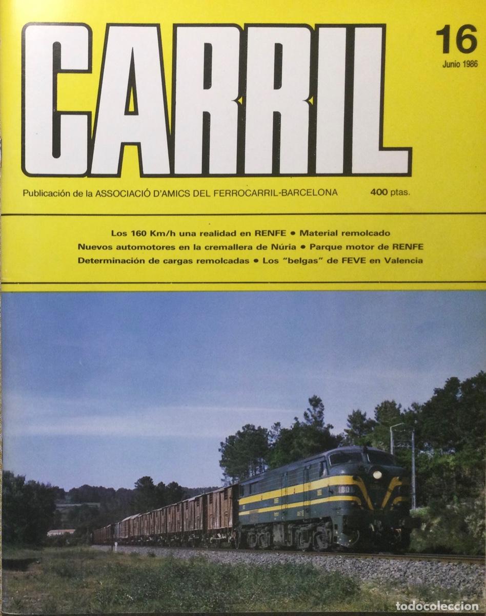 Coleccionismo de revistas y peri&oacute;dicos: REVISTA CARRIL N&Uacute;MERO 16 junio 1996