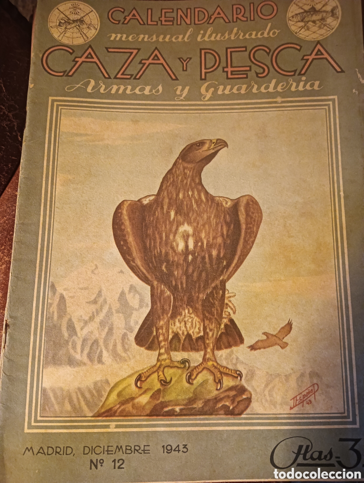 Coleccionismo de revistas y peri&oacute;dicos: Revista caza y pesca diciembre de 1943 n&uacute;mero 12