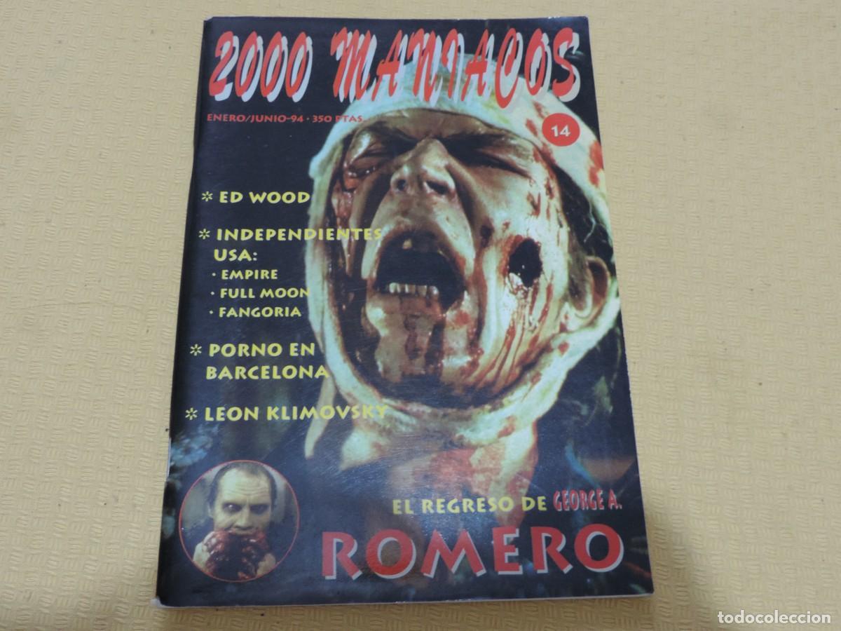 Coleccionismo de revistas y peri&oacute;dicos: Revista 2000 Maniacos n&ordm; 14 (enero-julio 1994) Edita Manuel Valencia