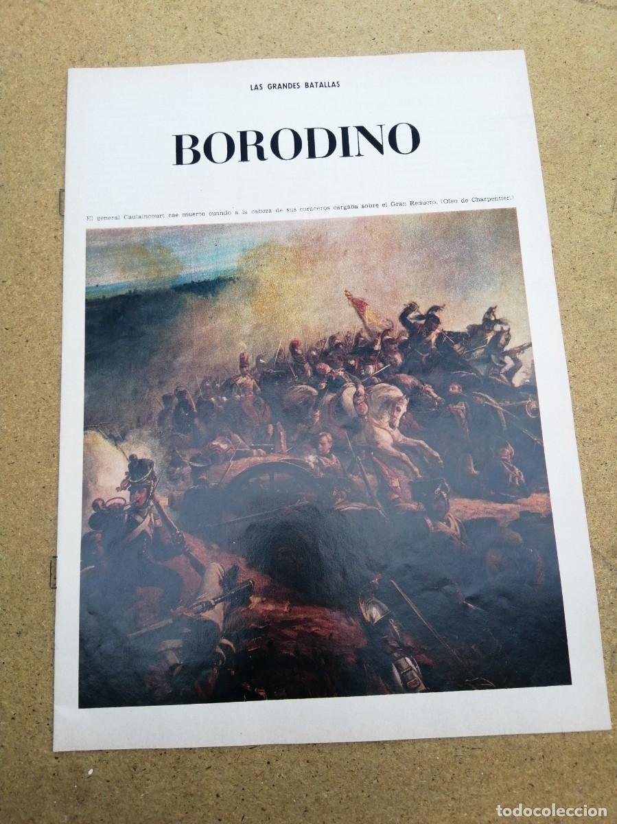 Coleccionismo de revistas y peri&oacute;dicos: REVISTILLA BLANCO Y NEGRO. BORODINO (LAS GRANDES BATALLAS)