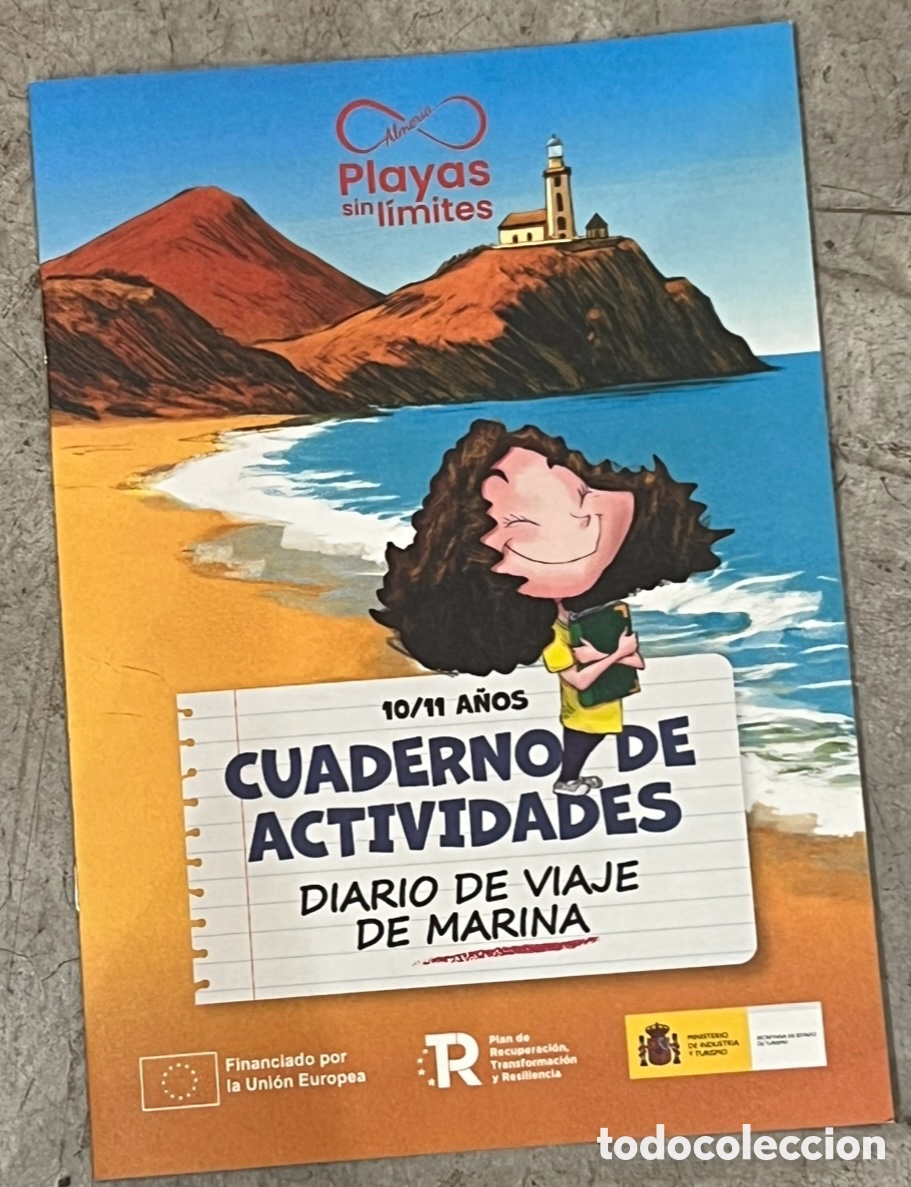 Coleccionismo de revistas y peri&oacute;dicos: Revista. Cuadernos de Actividades. Diario de viaje de Marina. Playas sin l&iacute;mite. Almer&iacute;a.
